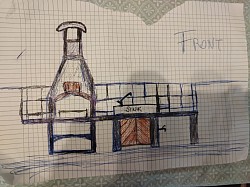 Progetto bbq, muratura, artigianato, creazione,