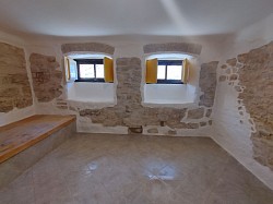 Restoration of stone walls and moisture treatment